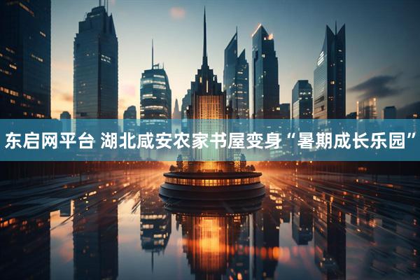 东启网平台 湖北咸安农家书屋变身“暑期成长乐园”